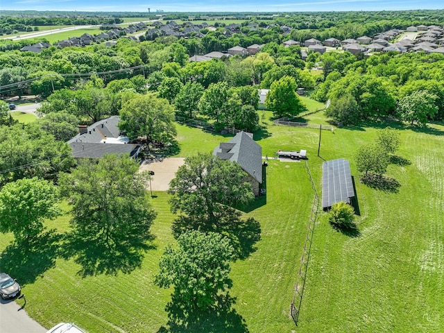 2802 Cinnamon Springs Rd, Glenn Heights, TX 75154 - bird's eye view with a residential view