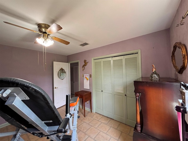 46916 US Highway 69 N, Bullard, TX 75757 - office featuring a ceiling fan and visible vents