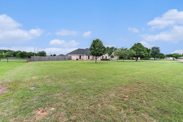 303 Valley View Ct, Rio Vista, TX 76093 - view of yard with fence