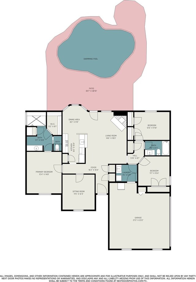 303 Valley View Ct, Rio Vista, TX 76093 - floor plan / room layout