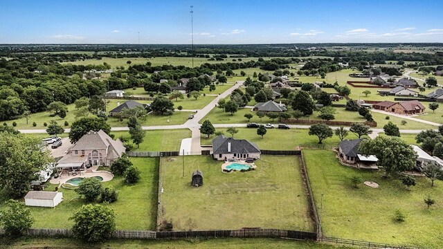 303 Valley View Ct, Rio Vista, TX 76093 - drone / aerial view
