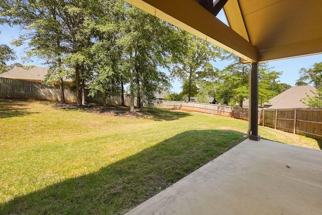 12090 Hackberry Holw, Tyler, TX 75706 - view of yard featuring a fenced backyard and a patio