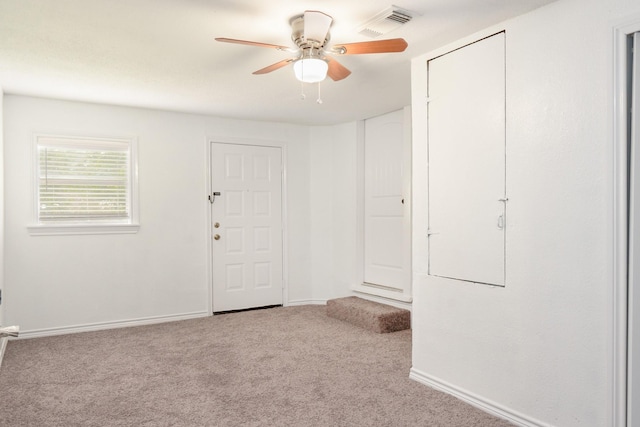 5524 Korth St, Sansom Park, TX 76114 - carpeted spare room with a ceiling fan and baseboards