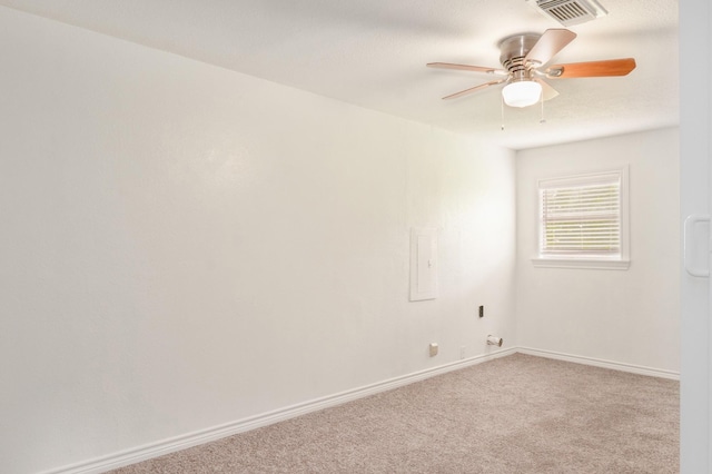 5524 Korth St, Sansom Park, TX 76114 - carpeted empty room featuring a ceiling fan and baseboards