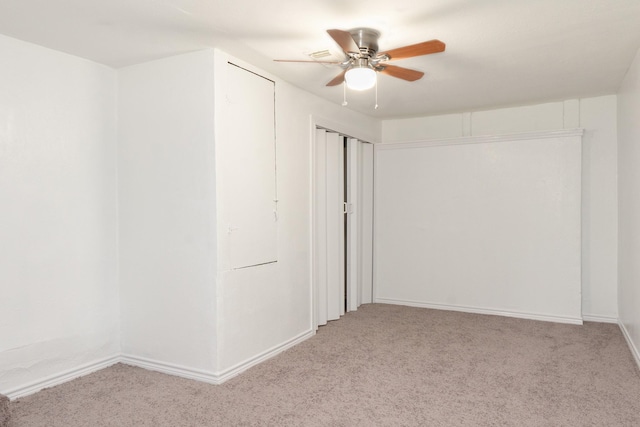 5524 Korth St, Sansom Park, TX 76114 - unfurnished room featuring carpet flooring, a ceiling fan, and baseboards
