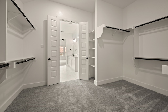 526 Windchase Dr, Haslet, TX 76052 - spacious closet featuring carpet