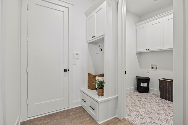 4771 Sasha Way, Caddo Mills, TX 75135 - mudroom with baseboards and light wood-type flooring
