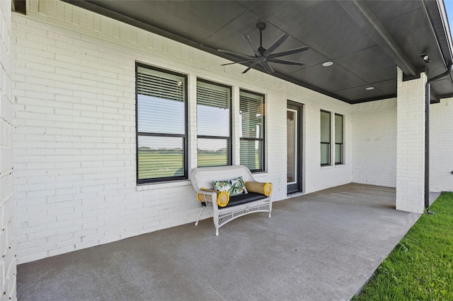 4771 Sasha Way, Caddo Mills, TX 75135 - view of patio / terrace with a ceiling fan