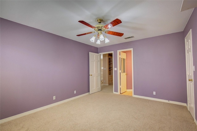 2160 W Fm 550, Mclendon Chisholm, TX 75032 - unfurnished bedroom with light colored carpet, baseboards, and ceiling fan