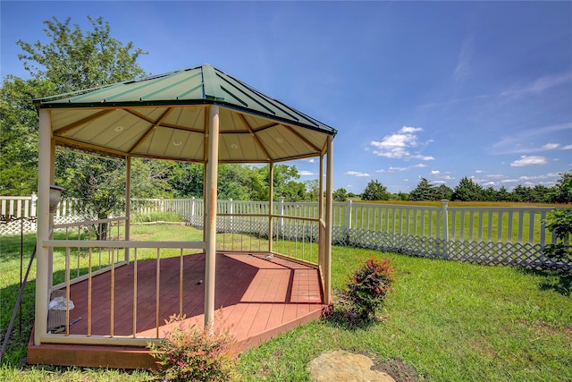 2160 W Fm 550, Mclendon Chisholm, TX 75032 - view of yard with a gazebo and a wooden deck