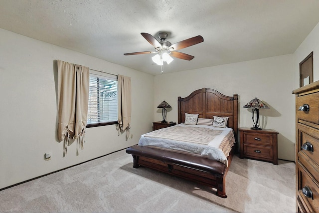 1907 Rambling Ridge Ln, Carrollton, TX 75007 - bedroom featuring ceiling fan, light carpet, and baseboards