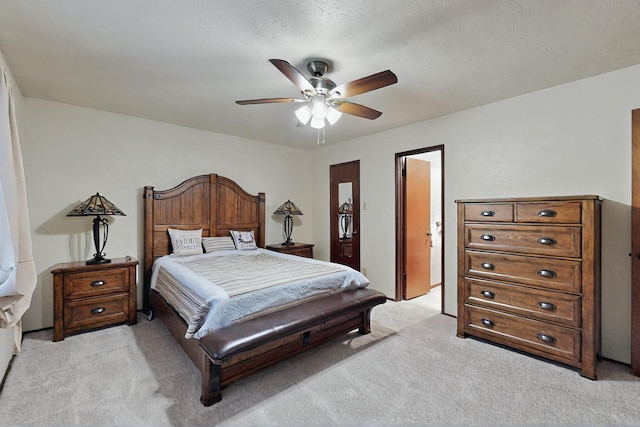 1907 Rambling Ridge Ln, Carrollton, TX 75007 - bedroom with ceiling fan and light colored carpet