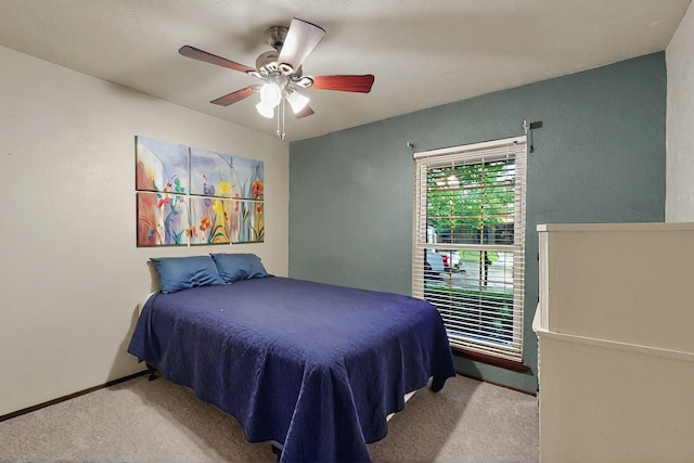 1907 Rambling Ridge Ln, Carrollton, TX 75007 - carpeted bedroom featuring a ceiling fan and baseboards