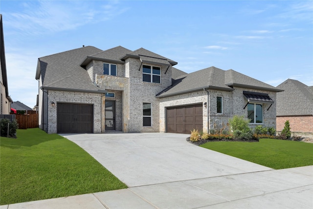 2206 Stratford Rd, Rockwall, TX 75087 - view of front of house featuring an attached garage, driveway, brick siding, and a shingled roof