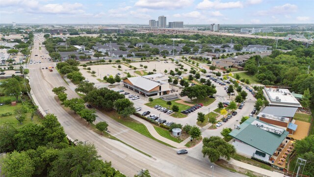 drone / aerial view featuring a view of city