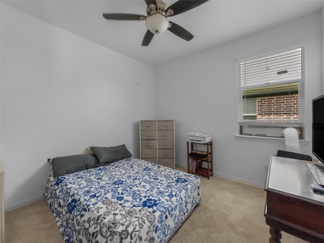 1151 Rumble Ln, Fate, TX 75087 - carpeted bedroom featuring a ceiling fan and baseboards