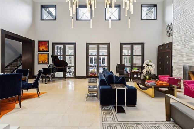 building lobby featuring stairway