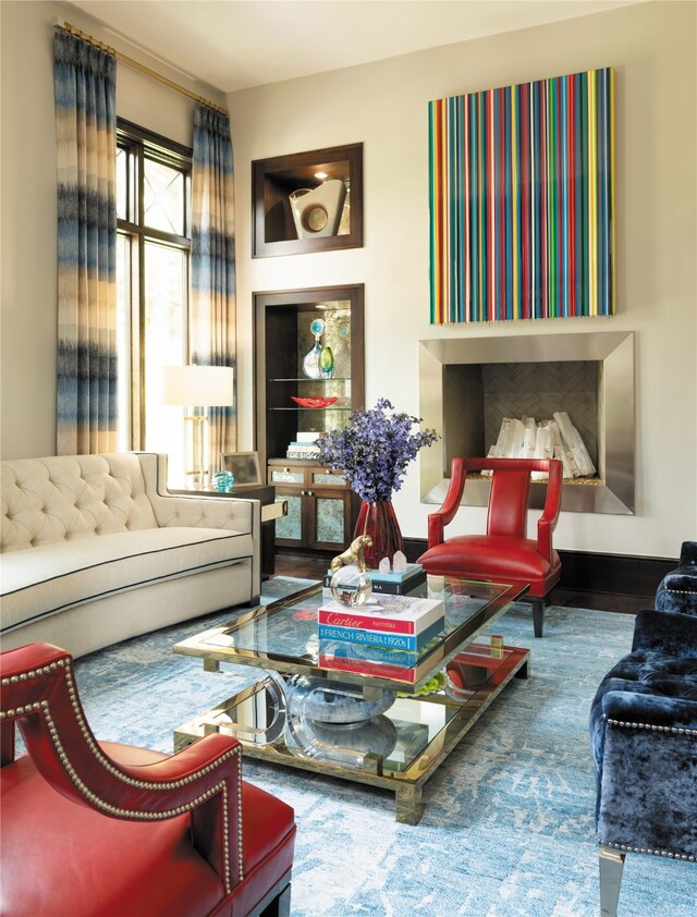 view of sitting room