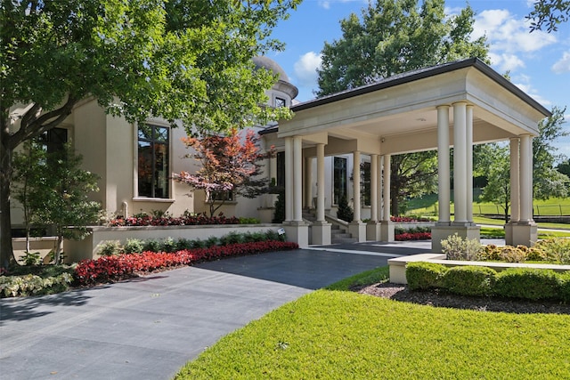 6800 High Gate Rd, Plano, TX 75024 - view of community featuring a lawn