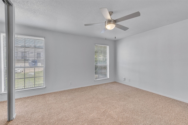 6034 Stoneybrook Dr, Fort Worth, TX 76112 - spare room featuring plenty of natural light, a ceiling fan, and carpet flooring