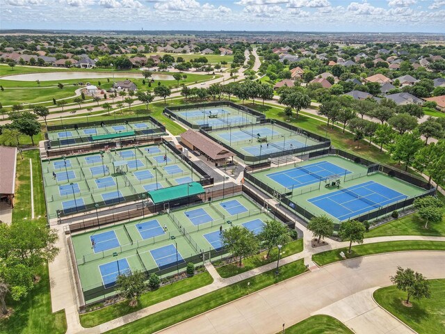 bird's eye view featuring a residential view