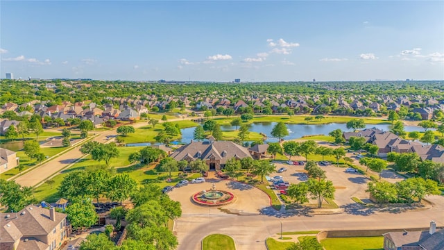 3501 Washington Dr, Frisco, TX 75034 - aerial perspective of suburban area with a nearby body of water