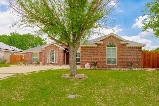 200 Meadowside Dr, Mansfield, TX 76063 - ranch-style home featuring brick siding, driveway, a garage, and roof with shingles