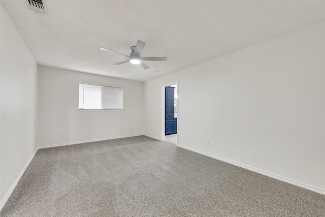 913 Vince Ln, Desoto, TX 75115 - empty room featuring carpet floors, baseboards, a ceiling fan, and visible vents