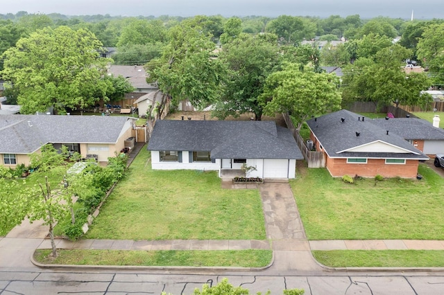 13439 Glenside Dr, Farmers Branch, TX 75234 - drone / aerial view with a residential view