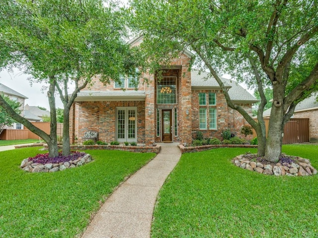 316 Creekside Dr, Murphy, TX 75094 - traditional-style house with brick siding