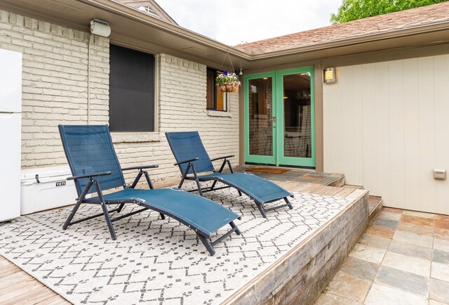 view of patio / terrace with french doors
