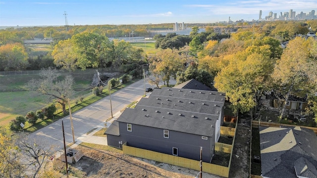 drone / aerial view
