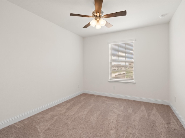 3601 Keechi Creek Dr, Celina, TX 75078 - empty room with light colored carpet, baseboards, and ceiling fan