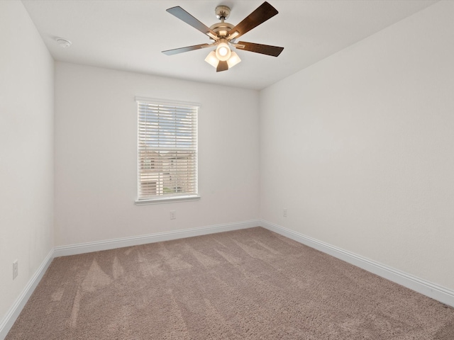 3601 Keechi Creek Dr, Celina, TX 75078 - carpeted spare room featuring baseboards and ceiling fan