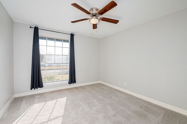 3005 Macao Ct, Plano, TX 75075 - carpeted spare room featuring plenty of natural light, baseboards, and ceiling fan