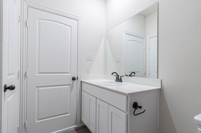 119 Kylie Dr, Cleburne, TX 76031 - half bathroom with toilet and vanity