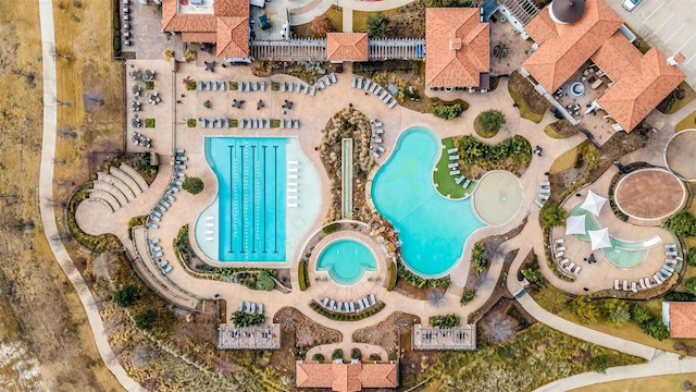 drone / aerial view