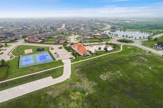 1719 Godello Dr, Mclendon Chisholm, TX 75032 - bird's eye view with a water view and a residential view