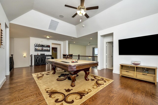 2203 Miranda Ln, Rockwall, TX 75087 - indoor dry bar featuring dark wood-style flooring and baseboards