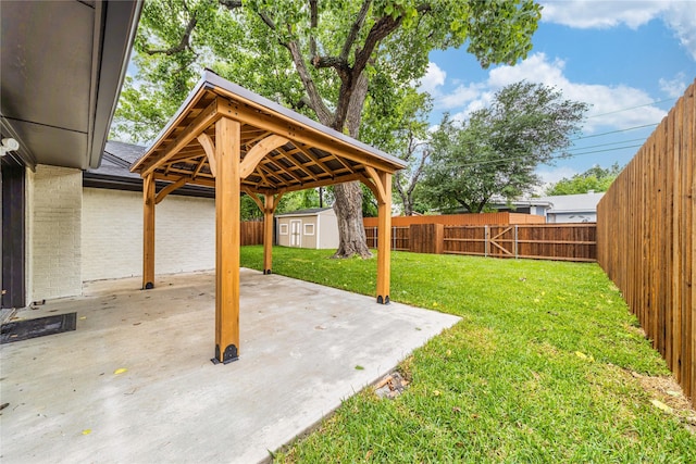 3701 Lamesa Dr, Garland, TX 75041 - view of yard with a patio, a shed, and an outdoor structure