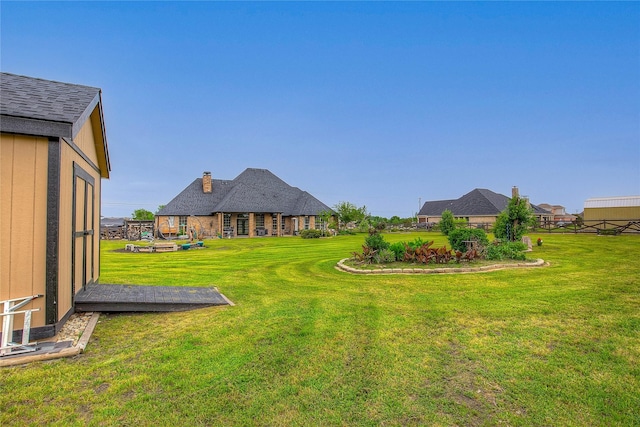 11041 Helms Trl, Forney, TX 75126 - view of yard featuring a wooden deck
