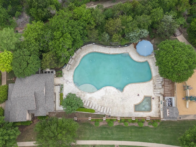 aerial view