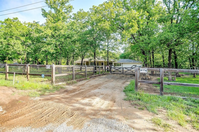 3707 Knob Hill Rd, Azle, TX 76020 - exterior space with a gate and a gated entry