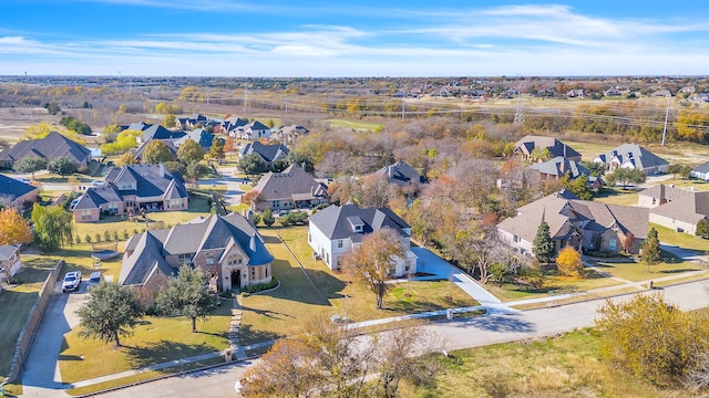 drone / aerial view featuring a residential view