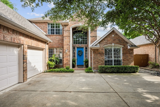 3301 Gillespie Rd, Mckinney, TX 75072 - traditional-style house featuring brick siding, concrete driveway, roof with shingles, and an attached garage