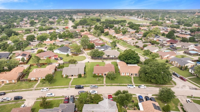 drone / aerial view featuring a residential view