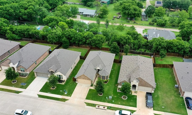 drone / aerial view featuring a residential view