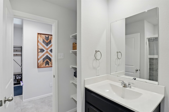 3613 Ridgeway Ln, Denton, TX 76226 - full bath featuring vanity and baseboards
