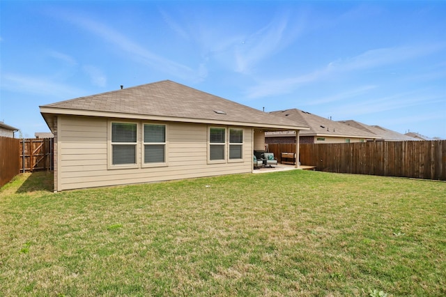 3613 Ridgeway Ln, Denton, TX 76226 - back of property featuring a patio area
