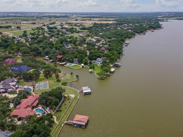 2311 Cedar Cir, Granbury, TX 76048 - drone / aerial view of a large body of water